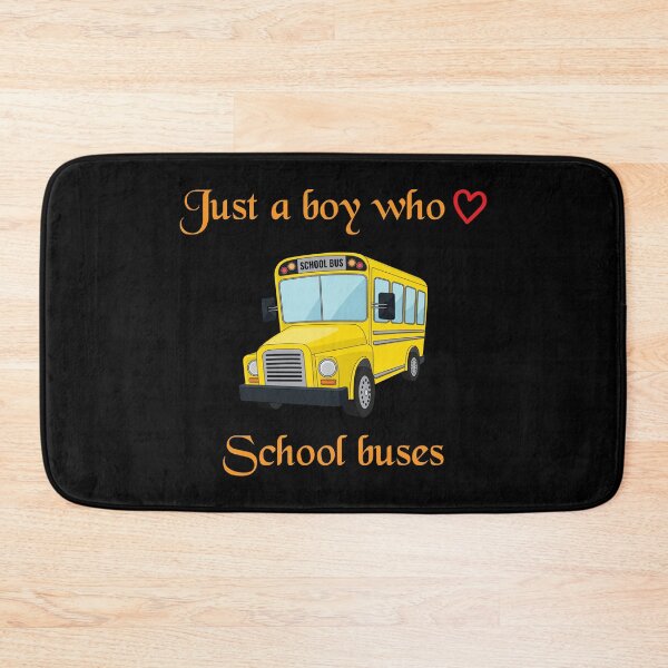 Item preview, Just A Boy Who Loves School Buses designed and sold by nikolaj1301.
