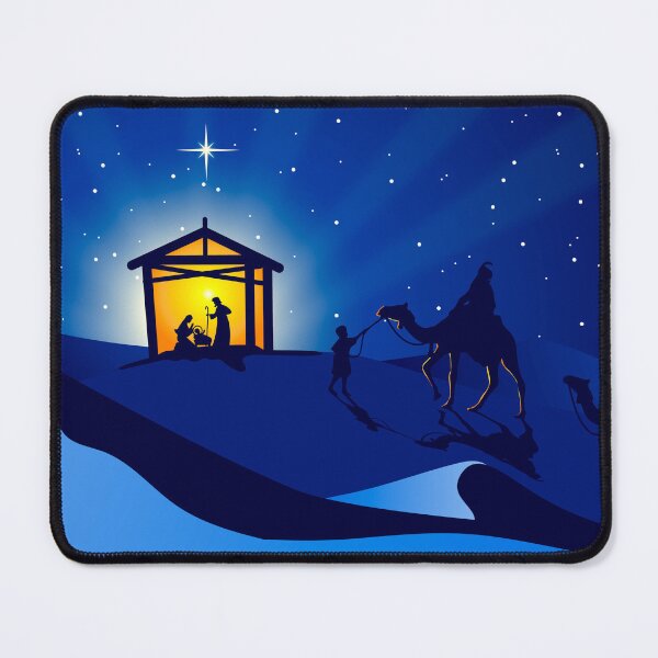 Item preview, Birth of child jesus and arrival of three kings Art designed and sold by oldeck.