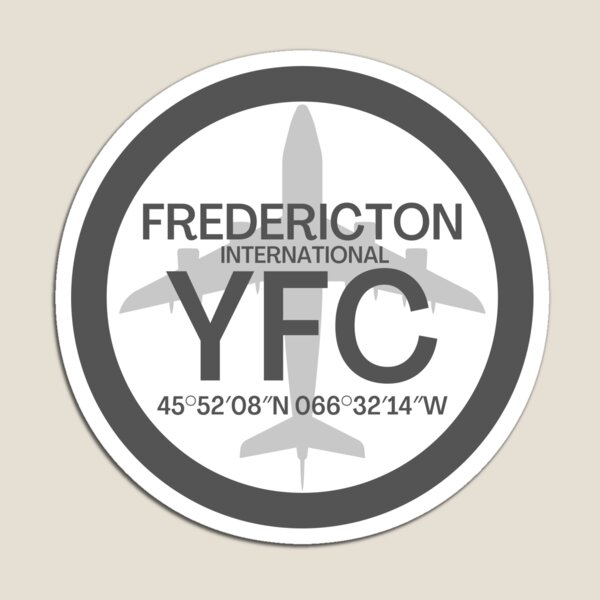 Item preview, Fredericton - YFC - Fredericton International Airport designed and sold by No.1 Canada Designs.