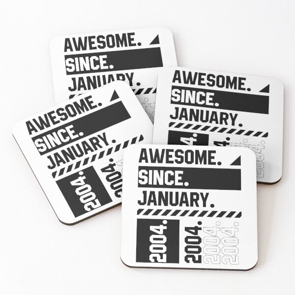 Item preview, Awesome Since January 2004 - Birthday Gifts designed and sold by DiogoCalheiros.