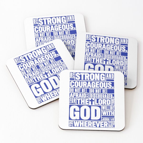 Item preview, Joshua 1:9 Be Strong and Courageous designed and sold by plushism.