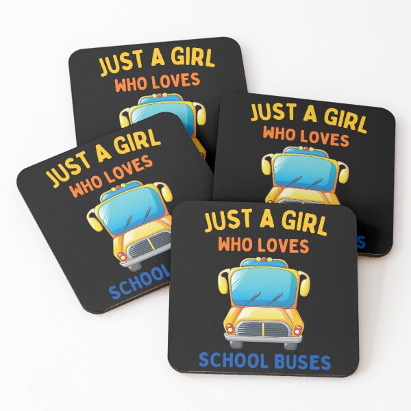 Item preview, Just A Girl Who Loves School Buses designed and sold by BahiaStyle.