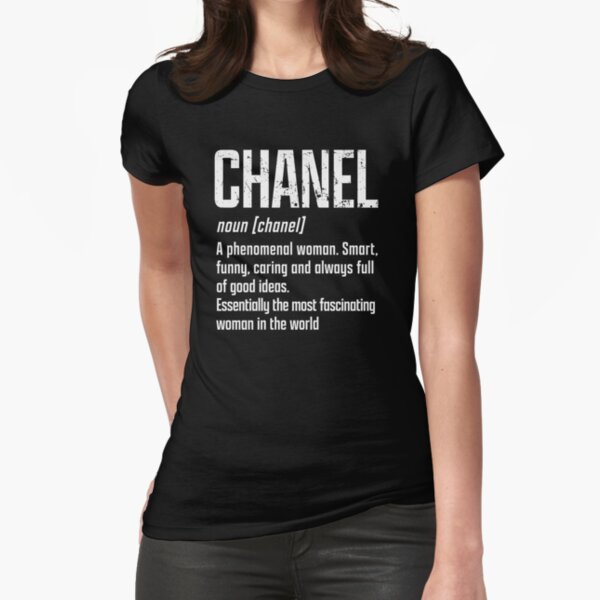 Womens CHANEL Definition Personalized Name Funny Birthday Gift Idea V-Neck  T-Shirt Essential T-Shirt for Sale by PKL09 ART