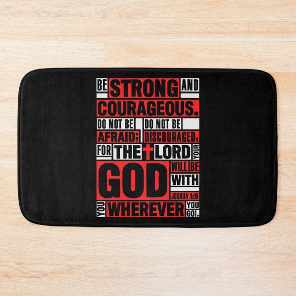 Item preview, Joshua 1:9 Be Strong and Courageous designed and sold by plushism.