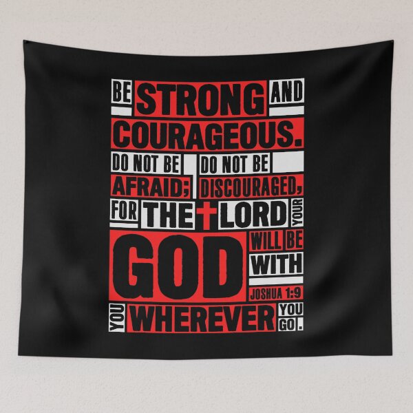 Item preview, Joshua 1:9 Be Strong and Courageous designed and sold by plushism.