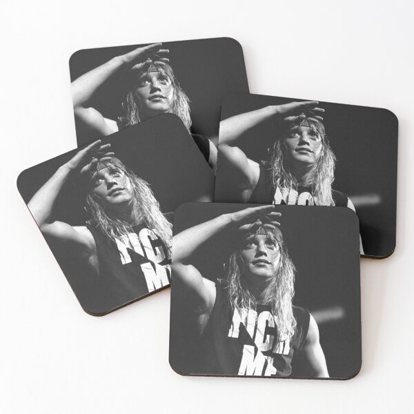 Item preview, Jani Lane Warrant BW Photograph designed and sold by ConcertImages.