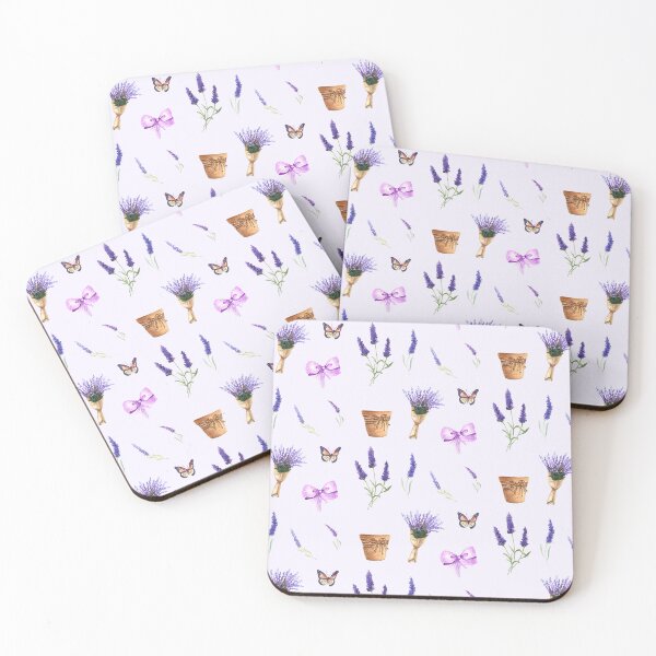 Item preview, Purple Lavender Flowers, Watercolor Aesthetic Pack designed and sold by DaisyPaints.