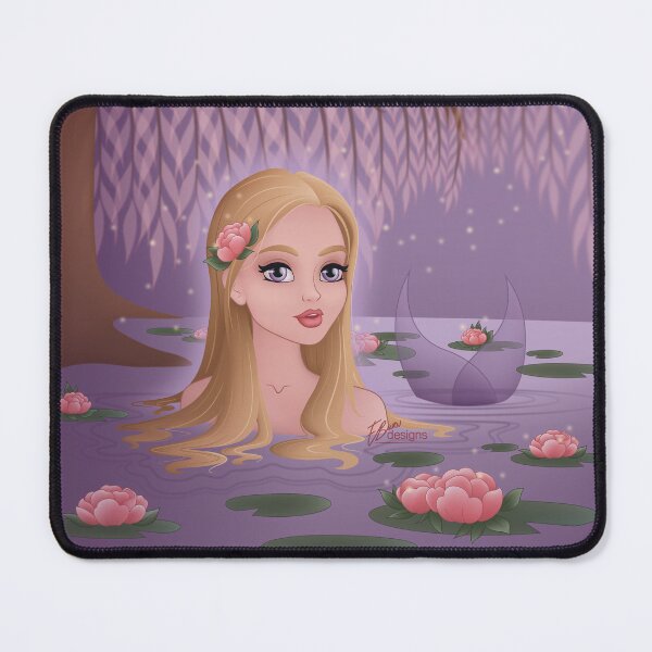 Item preview, Purple Lagoon Mermaid designed and sold by emmaburndesigns.