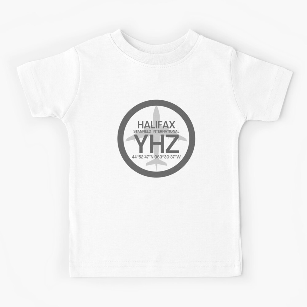 "Halifax YHZ Halifax International Airport" Kids TShirt by