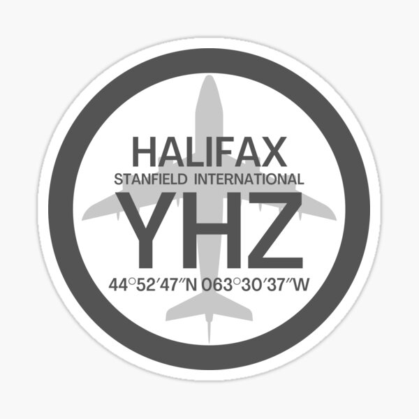 Halifax - YHZ - Halifax International Airport Sticker