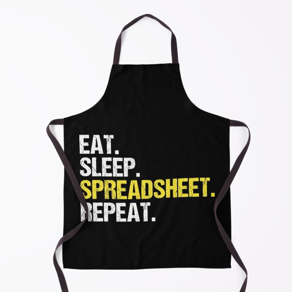 Item preview, Funny Eat Sleep Spreadsheet Repeat, Funny Present for Accountant designed and sold by MoStorish.