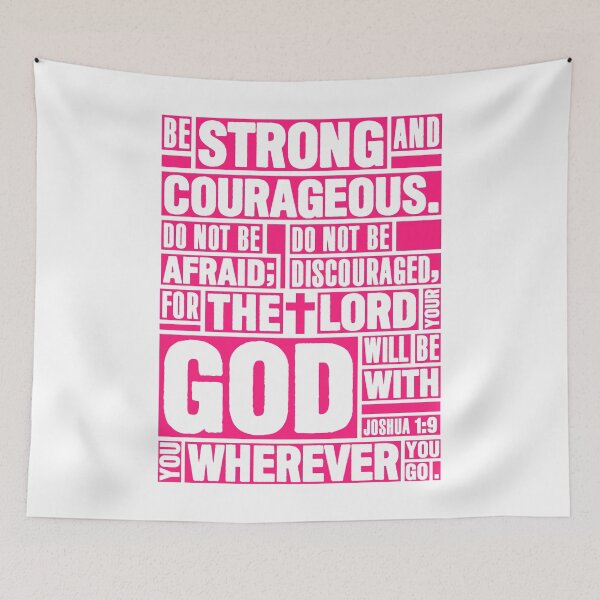 Item preview, Joshua 1:9 Be Strong and Courageous designed and sold by plushism.