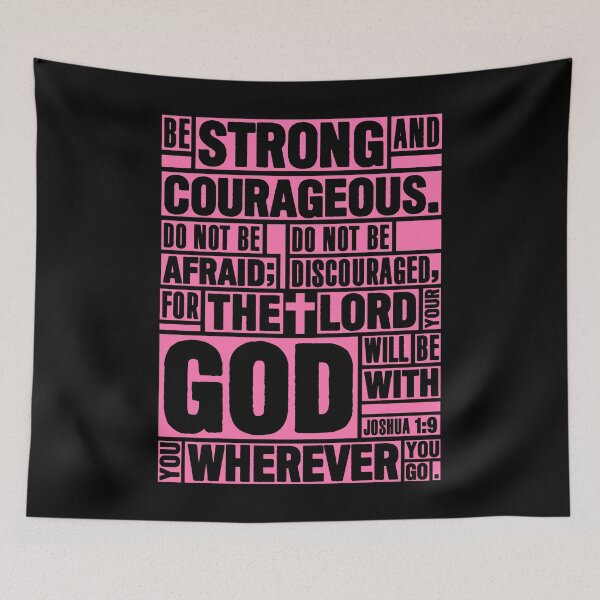 Item preview, Joshua 1:9 Be Strong and Courageous designed and sold by plushism.