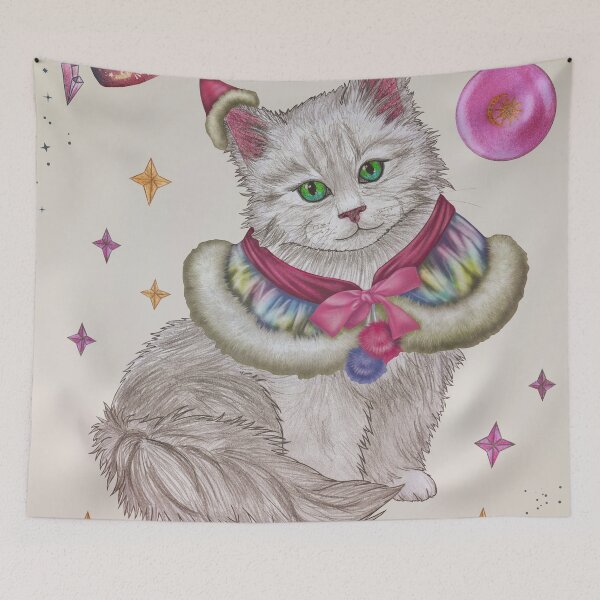 Item preview, TopModel Kitty - Christmas Kitten designed and sold by shipperfangirl.