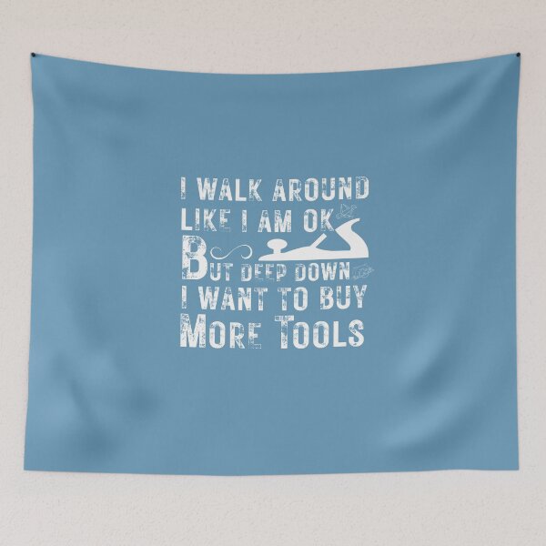 Item preview, Walk Around More Tools -  Woodworking Carpentry Fun Graphic - Fun Woodworking Gifts  designed and sold by WoodWorkingInc.