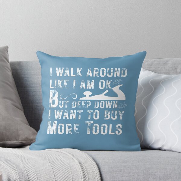Item preview, Walk Around More Tools -  Woodworking Carpentry Fun Graphic - Fun Woodworking Gifts  designed and sold by WoodWorkingInc.