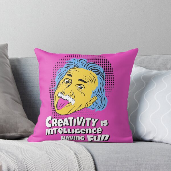 Item preview, Creativity is intelligence having fun - Einstein - Pop art style designed and sold by MagaliC.
