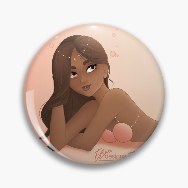 Item preview, Peachy Pearl Mermaid designed and sold by emmaburndesigns.