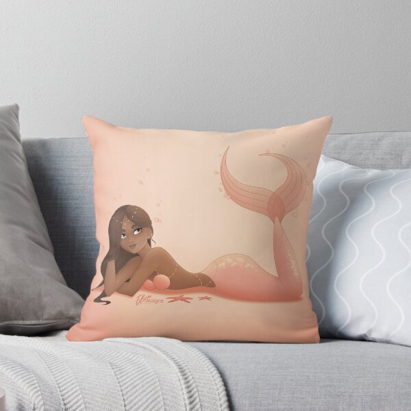 Item preview, Peachy Pearl Mermaid designed and sold by emmaburndesigns.