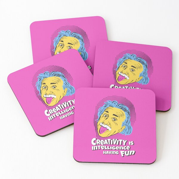 Item preview, Creativity is intelligence having fun - Einstein - Pop art style designed and sold by MagaliC.