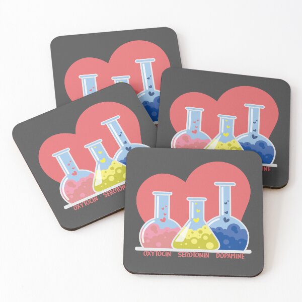 Item preview, Chemistry Of Love - Oxytocin, Serotonin, Dopamine designed and sold by Abhishek Goldar.