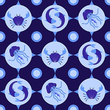 Artwork thumbnail, Nauticle mosaic tile design by indiVisibl