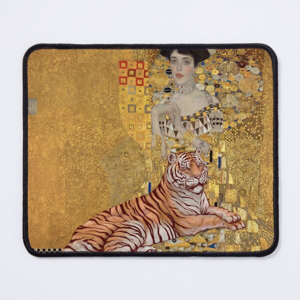 Item preview, Gustav Klimt Portrait of Adele Bloch-Bauer I and tiger designed and sold by zlatnilist.