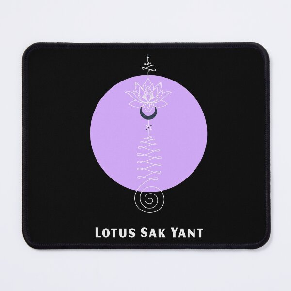 Item preview, Lotus Sak Yant With Purple Circle Design designed and sold by darknessjeff86.