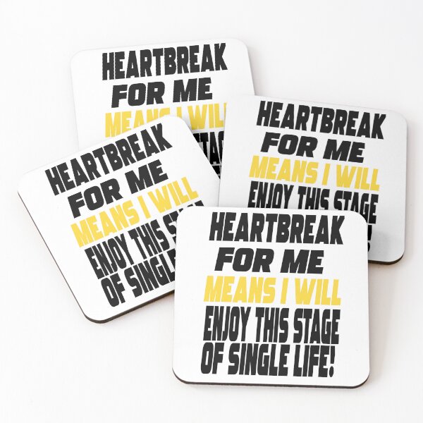 Item preview, Positive Heartbreak Thought - Heartbroken designed and sold by WowAllinOne.