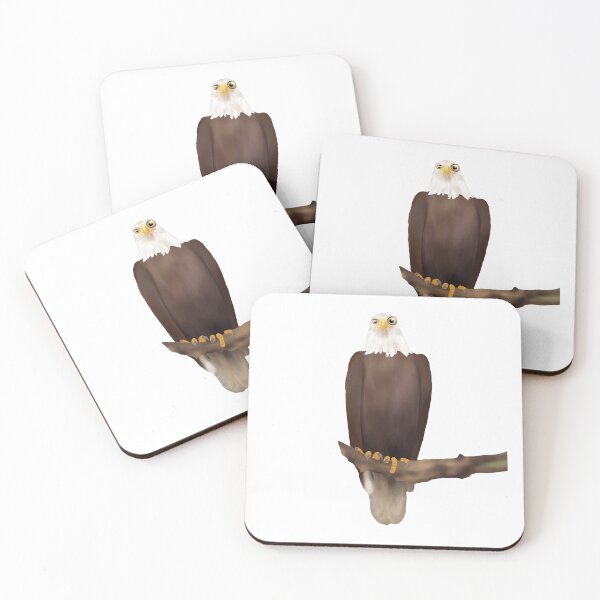 Item preview, Eagle resting on a branch eye opened designed and sold by Midnightviera.