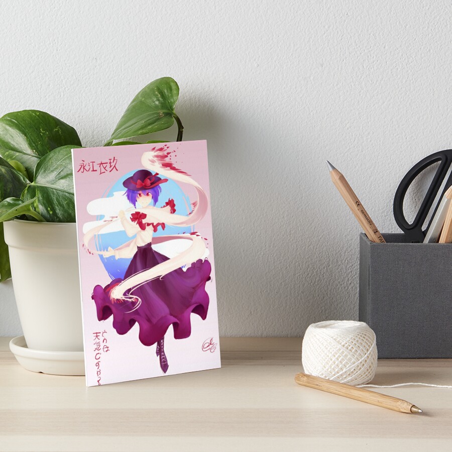 Nagae Iku Art Board Print By Flanbow Redbubble