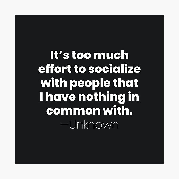 Item preview, Effort to Socialize, Unknown Introvert Quote designed and sold by MariosNydras.