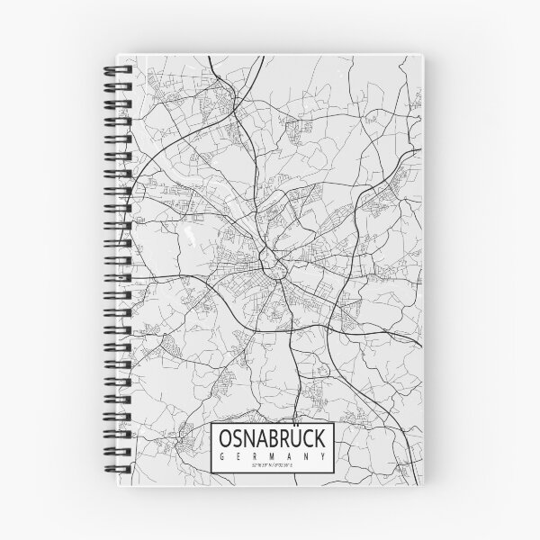 Item preview, Osnabrück City Map of Lower Saxony, Germany  - Light designed and sold by deMAP.