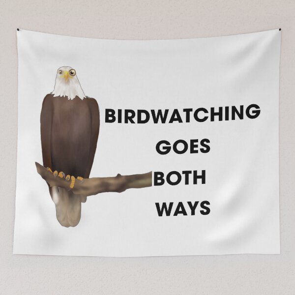 Item preview, Birdwatching goes both ways- Eagle illustration designed and sold by Midnightviera.