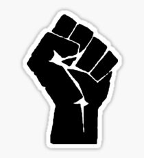 BLACK POWER FIST Sticker