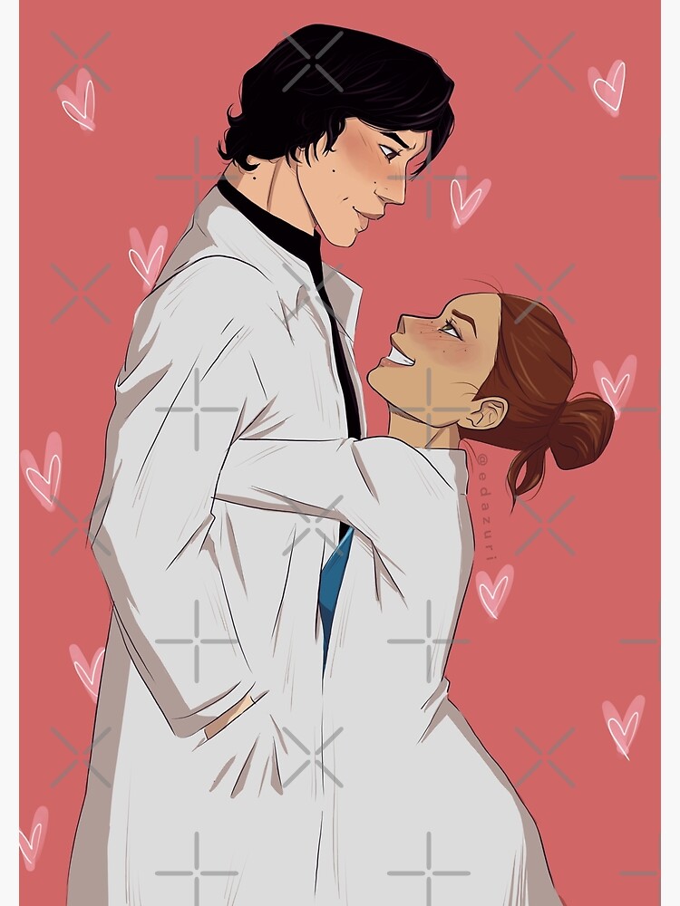 The Love Hypothesis - Olive and Adam commission by MariaSelto on DeviantArt