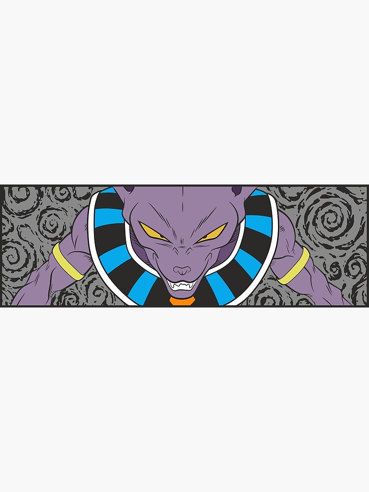 "Lord Beerus The Destroyer" Poster by JiuJiuArts Redbubble