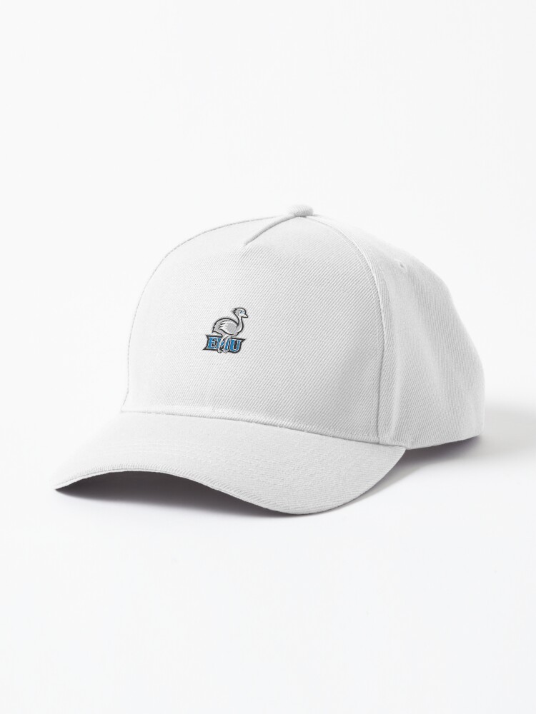 "EMU emu Sticker Royals Eastern Mennonite University Mascot" Cap for