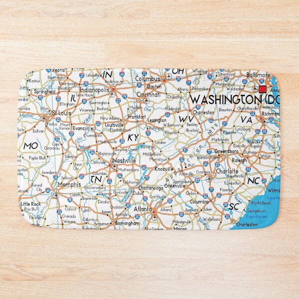 Item preview, Usa Map 02 designed and sold by T-paw.
