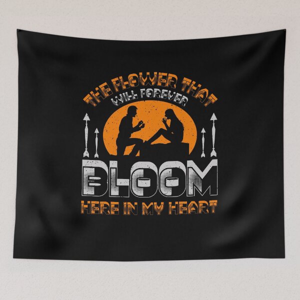 Item preview, Valentines Flower Forever Bloom In My Heart designed and sold by teamph.