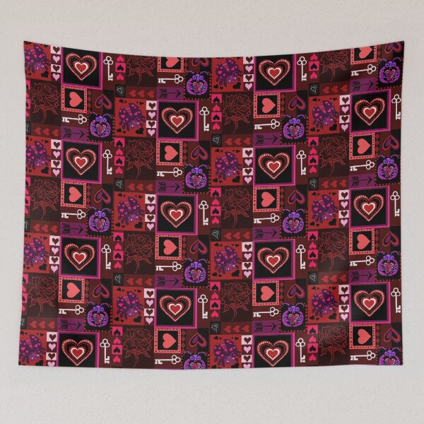Item preview, Love Bug Hearts  Cute Pattern designed and sold by Shadowind.