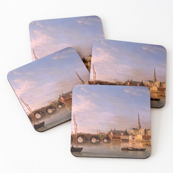Item preview, Samuel Scott - The Building of Westminster Bridge, circa 1742 designed and sold by Geraldo Garcia.