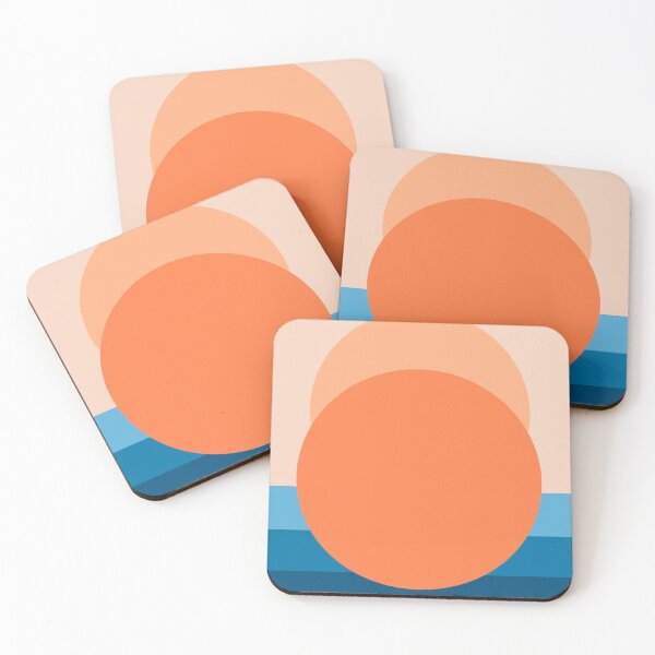 Item preview, Minimal Sunset #5 - Abstract Art Print designed and sold by ALICIA BOCK.