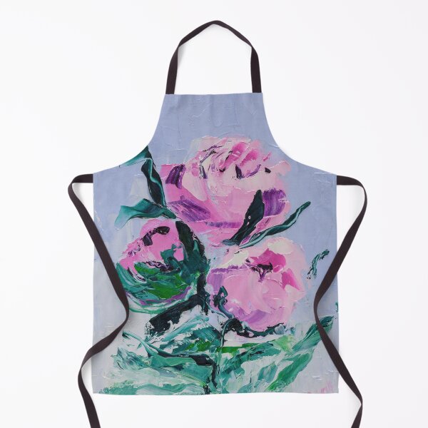 Item preview, Pink Peony Flowers Bouquet Oil Painting Print designed and sold by NatalyMak.