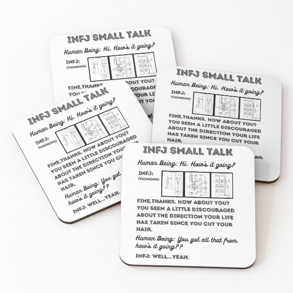 Item preview, INFJ Small Talk – They Just Know designed and sold by Ferocious-Pear.