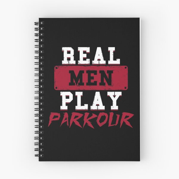 Item preview, Real Men Play Parkour Free Running T Shirt designed and sold by justcoolmerch.