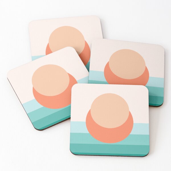 Item preview, Minimal Sunset #4 - Abstract Art Print designed and sold by ALICIA BOCK.