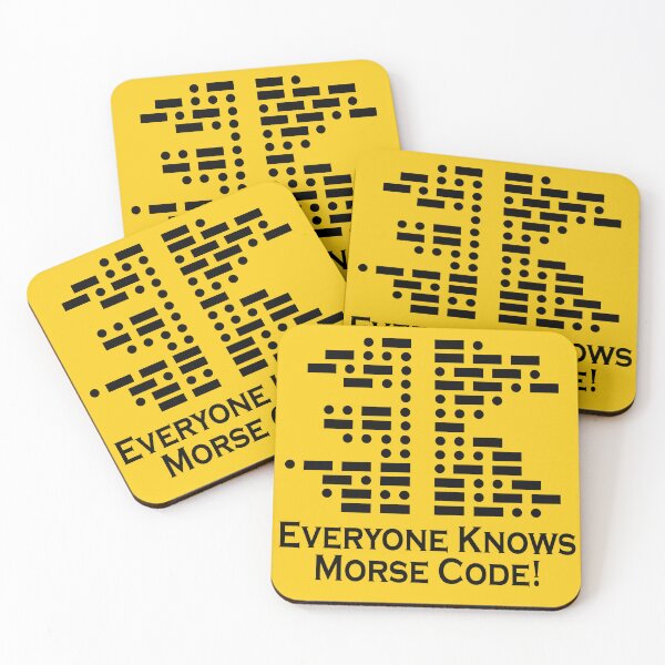 Item preview, Everyone Knowns Morse Code! designed and sold by akiseo.