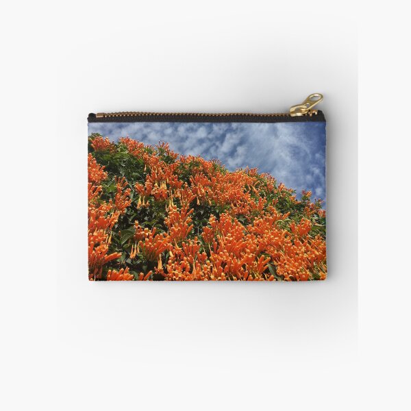 Item preview, Coral Honeysuckle & altocumulus clouds by Iritof designed and sold by iritof.