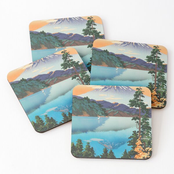 Item preview, Lake Ashi in the Hakone Hills by Koitsu Tsuchiya designed and sold by Ukiyo-Studio.